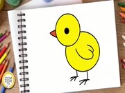 vẽ con gà